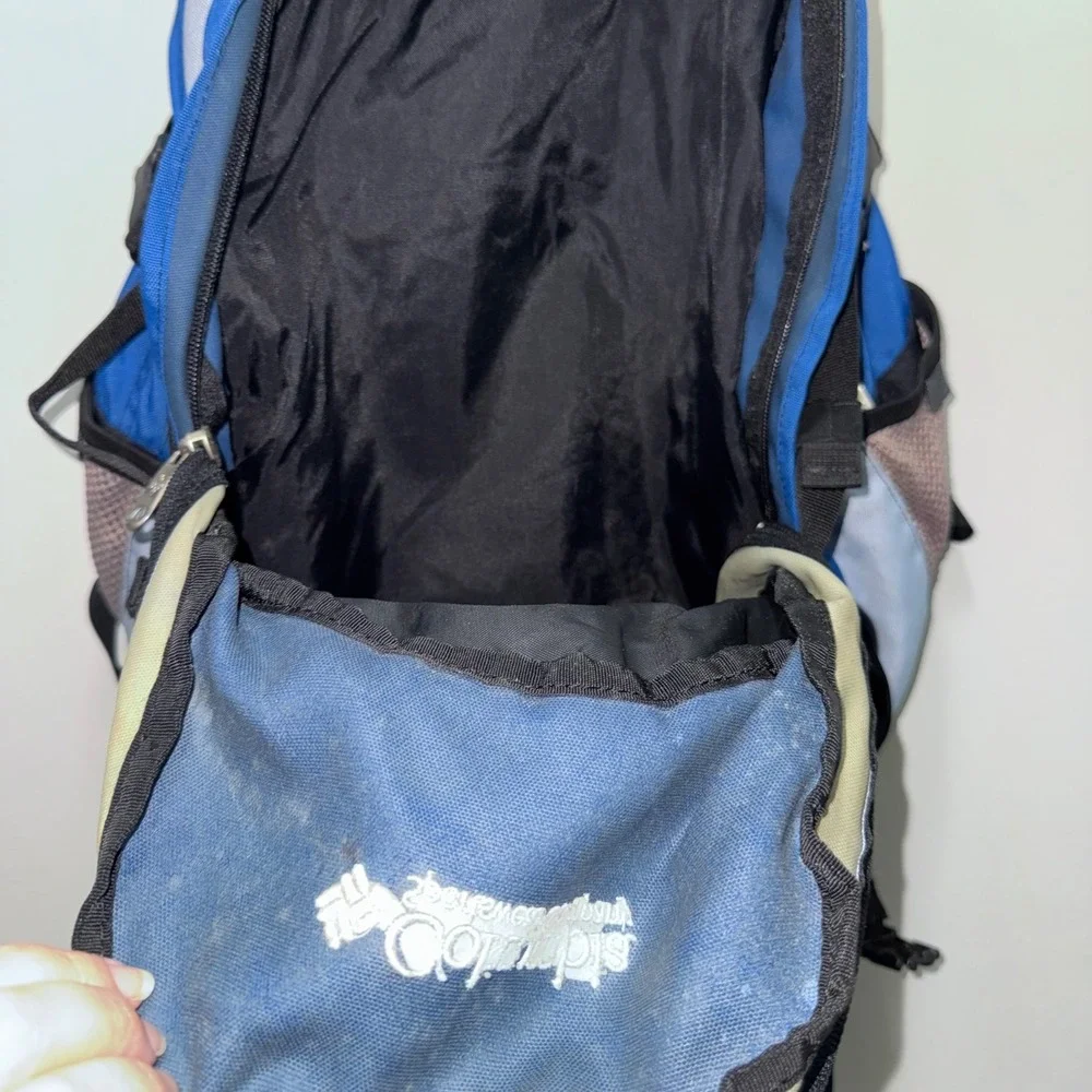 Columbia Sportswear Backpack Blue Black Outdoor Hiking Daypack School Bag